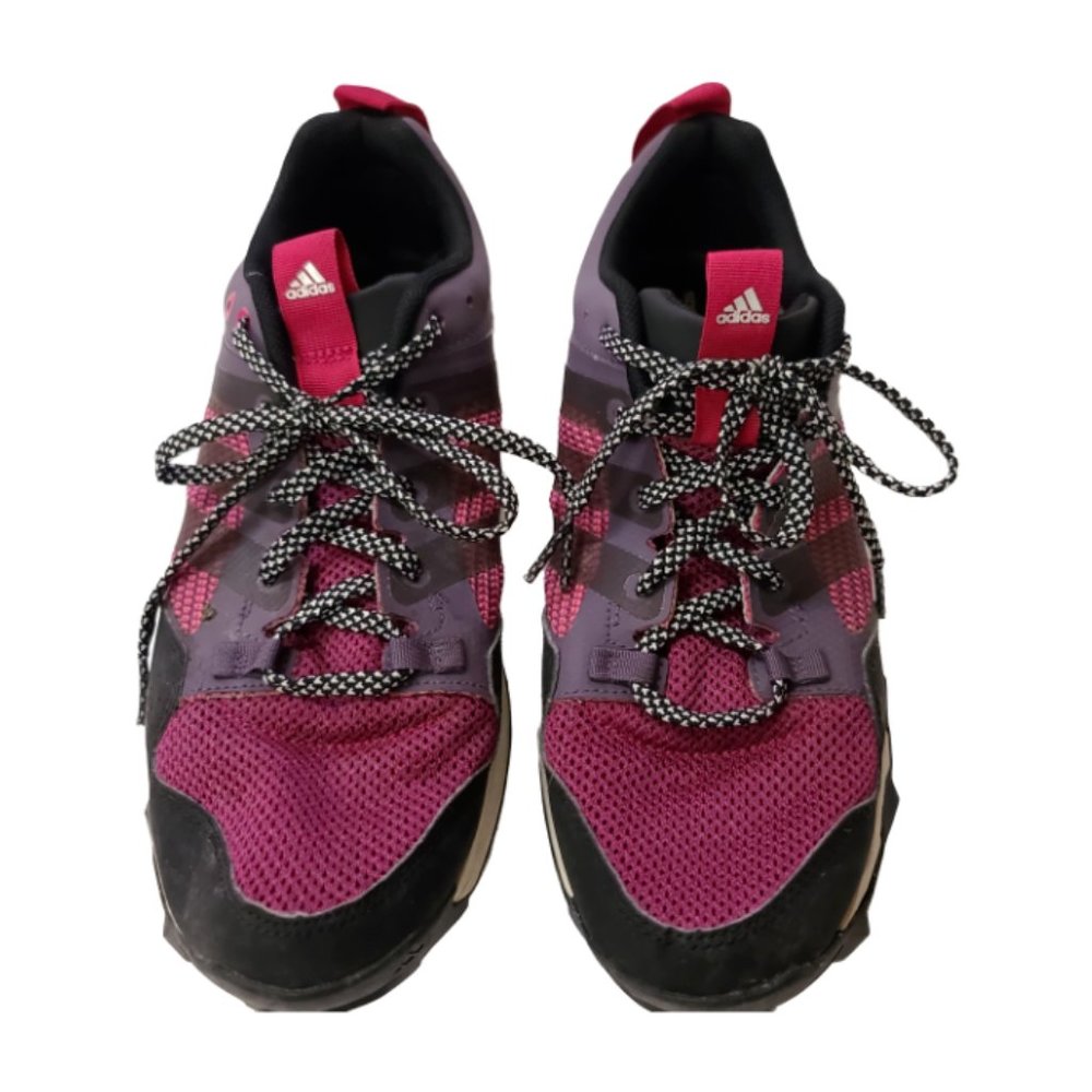 Adidas Kanadia TR 7 Womens 10 Black Pink Training Running Shoes AQ4813